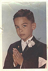 Alfredo Alvarado as a boy