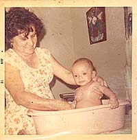Tanya Torres and her grandmother