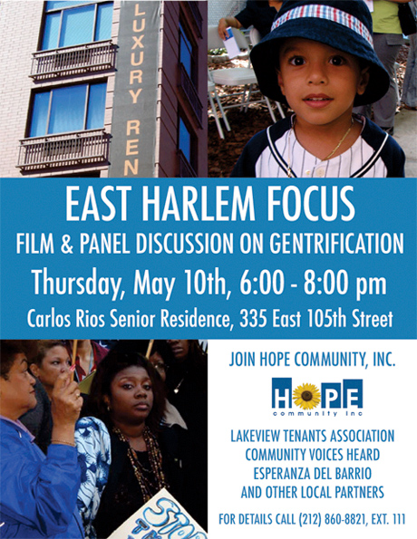 East Harlem Focus Flyer